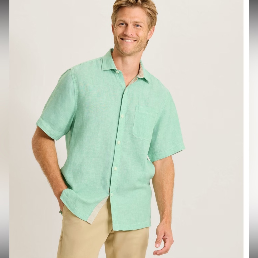 NWT Tommy Bahama Paradise Breezer cotton Short-Sleeve Shirt